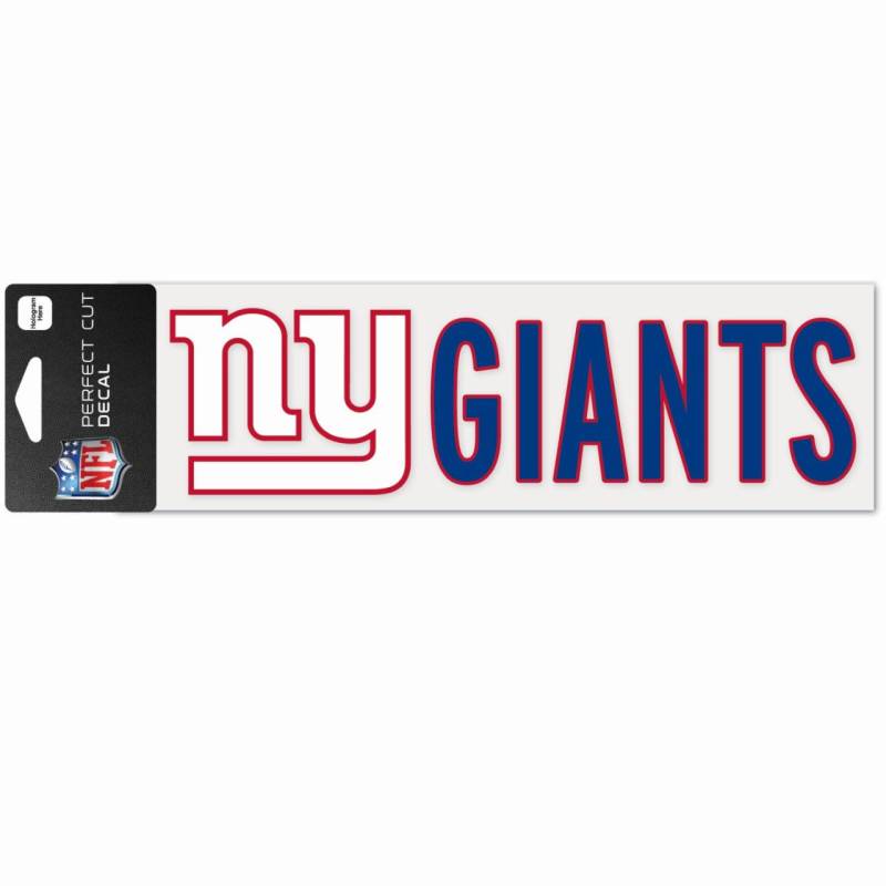 NFL Perfect Cut Aufkleber 8x25cm New York Giants von WinCraft