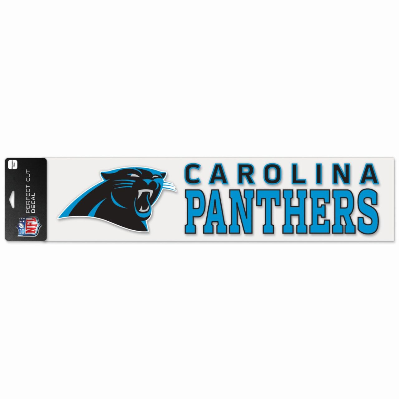 NFL Perfect Cut XXL Aufkleber 10x40cm Carolina Panthers von WinCraft