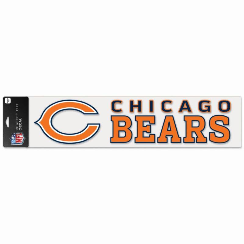 NFL Perfect Cut XXL Aufkleber 10x40cm Chicago Bears von WinCraft