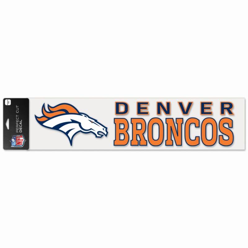NFL Perfect Cut XXL Aufkleber 10x40cm Denver Broncos von WinCraft