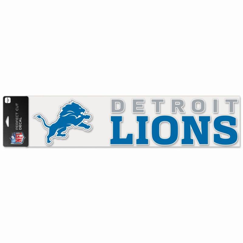 NFL Perfect Cut XXL Aufkleber 10x40cm Detroit Lions von WinCraft