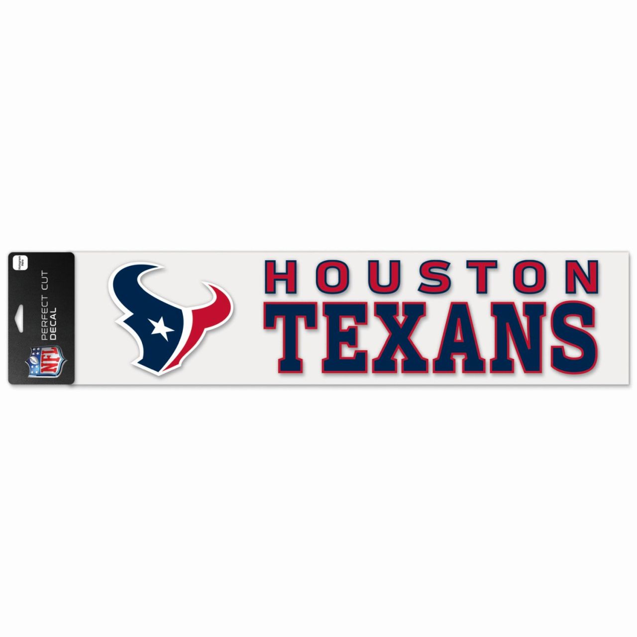 NFL Perfect Cut XXL Aufkleber 10x40cm Houston Texans von WinCraft