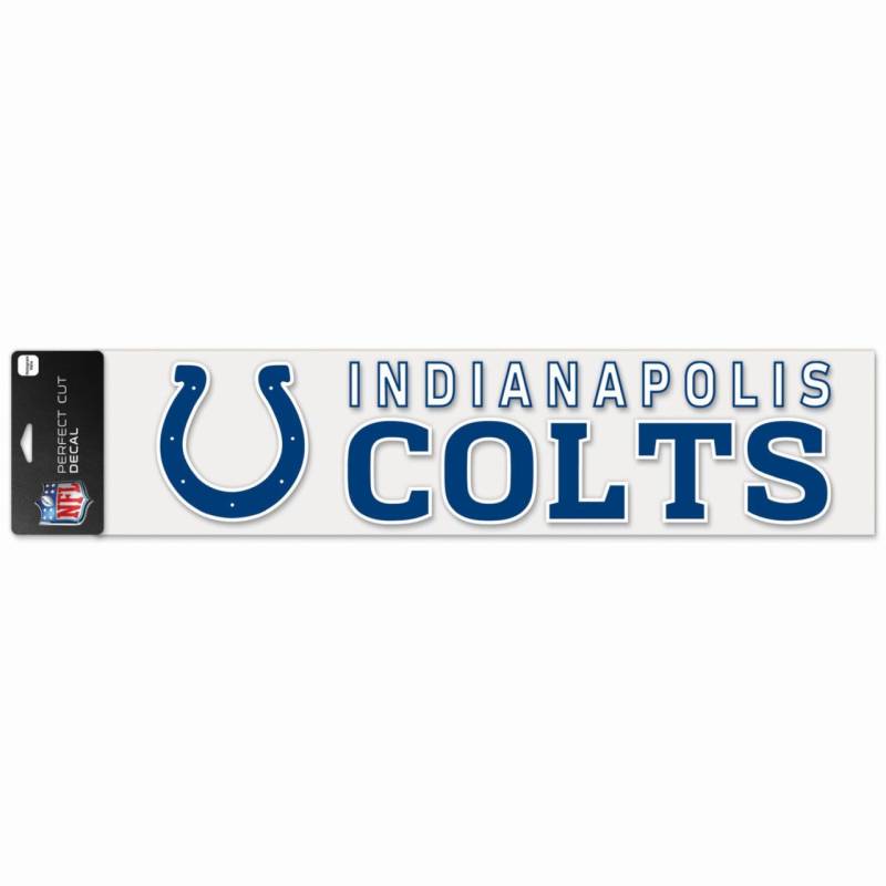 NFL Perfect Cut XXL Aufkleber 10x40cm Indianapolis Colts von WinCraft