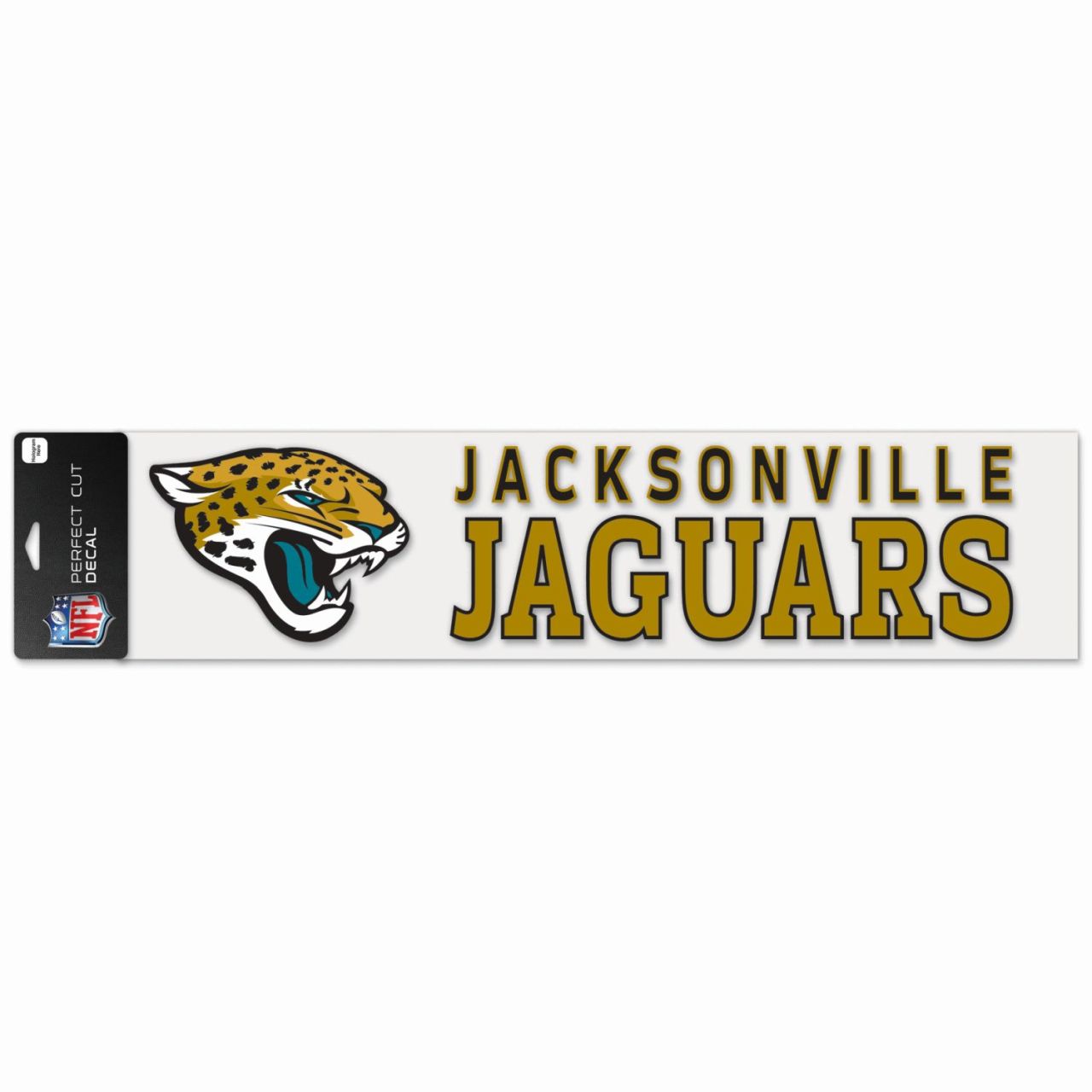 NFL Perfect Cut XXL Aufkleber 10x40cm Jacksonville Jaguars von WinCraft