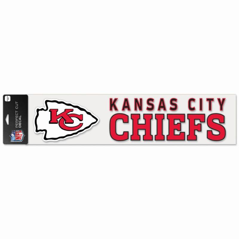 NFL Perfect Cut XXL Aufkleber 10x40cm Kansas City Chiefs von WinCraft