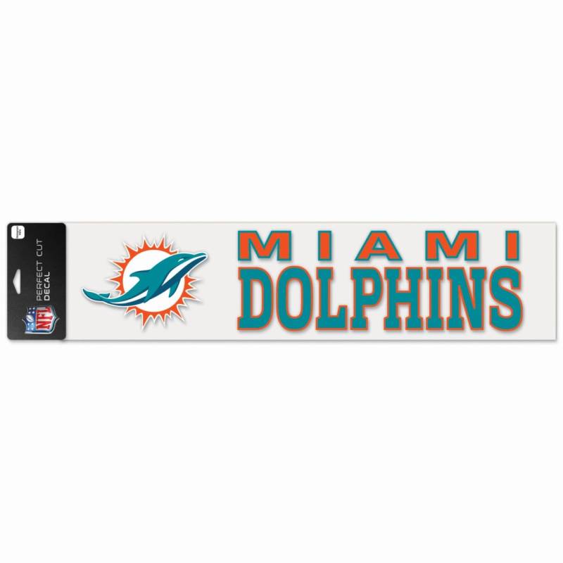 NFL Perfect Cut XXL Aufkleber 10x40cm Miami Dolphins von WinCraft