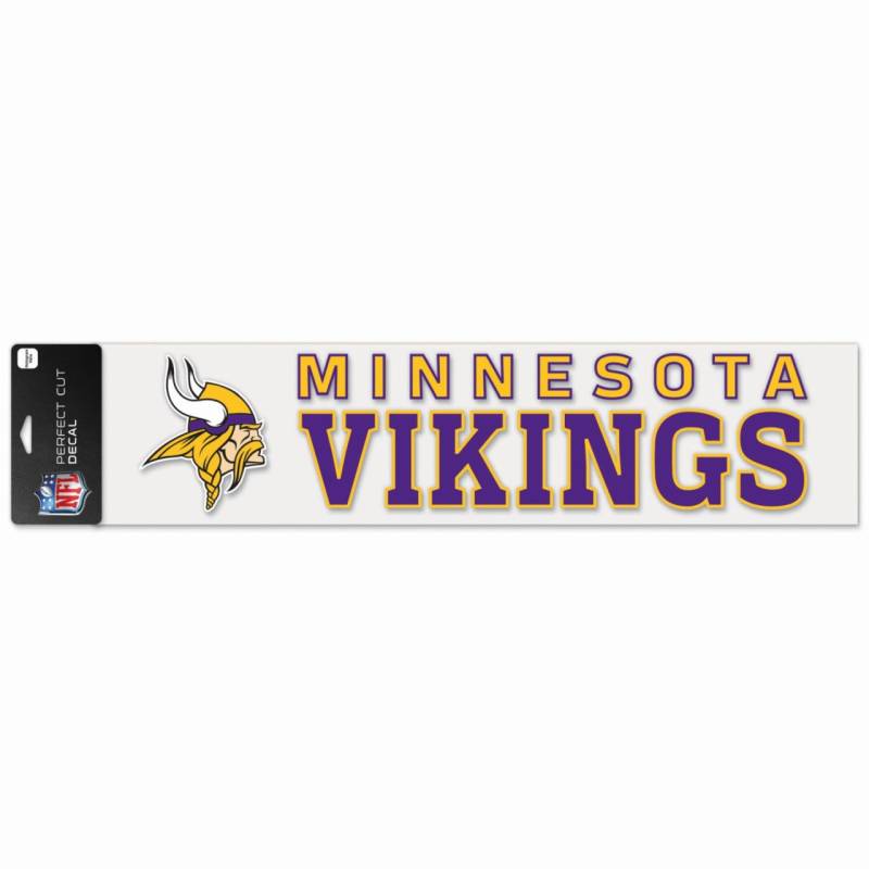 NFL Perfect Cut XXL Aufkleber 10x40cm Minnesota Vikings von WinCraft