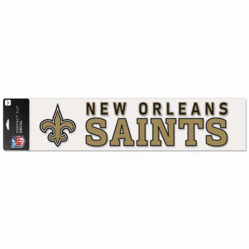 NFL Perfect Cut XXL Aufkleber 10x40cm New Orleans Saints von WinCraft