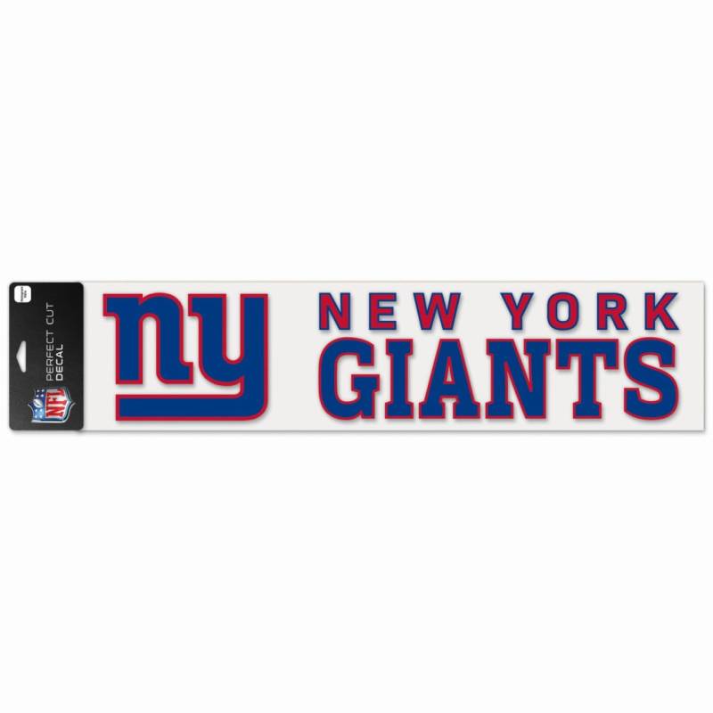 NFL Perfect Cut XXL Aufkleber 10x40cm New York Giants von WinCraft