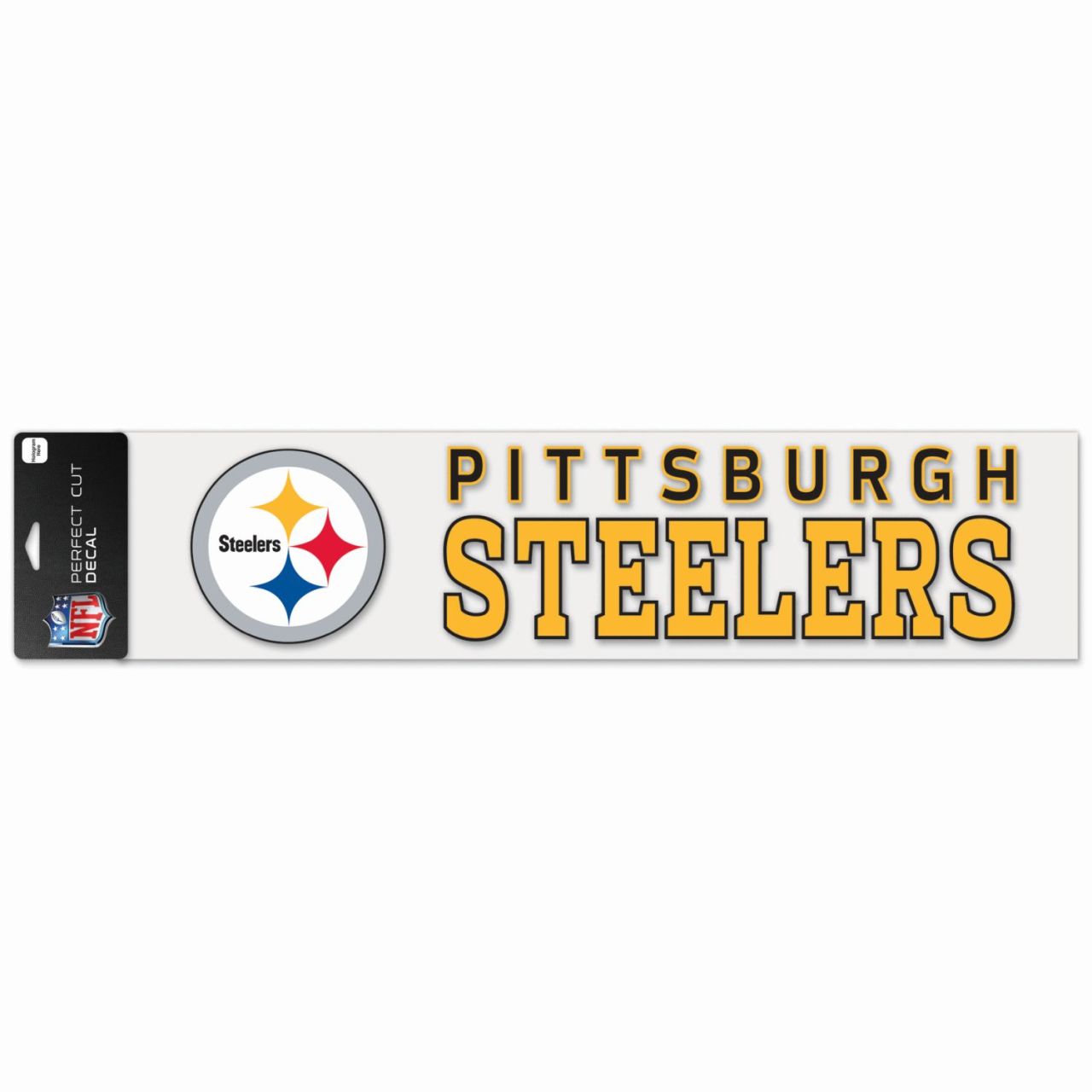 NFL Perfect Cut XXL Aufkleber 10x40cm Pittsburgh Steelers von WinCraft