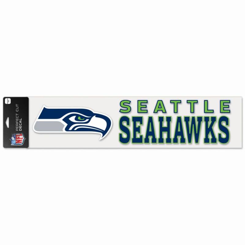 NFL Perfect Cut XXL Aufkleber 10x40cm Seattle Seahawks von WinCraft