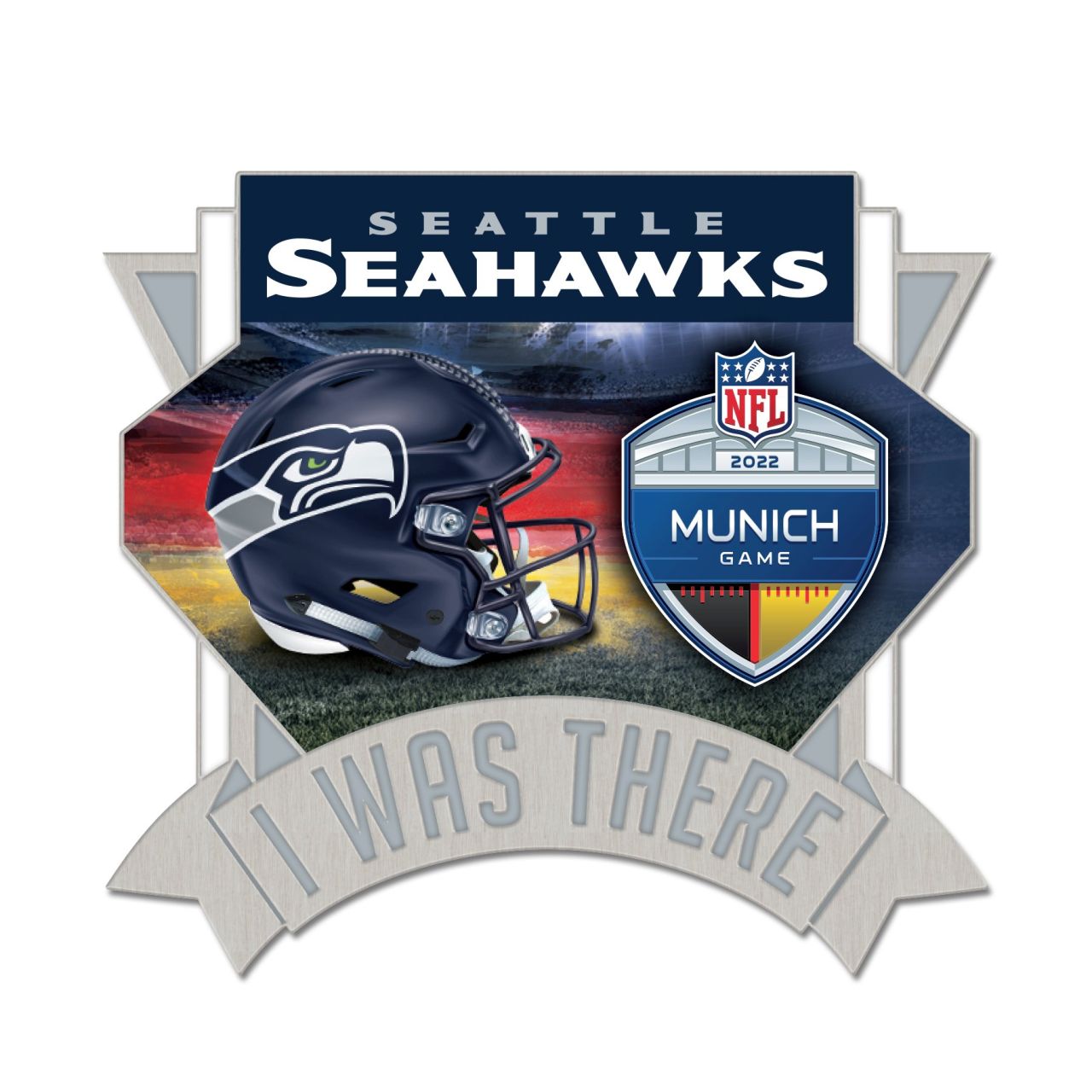 NFL Pin Badge Anstecknadel - NFL MUNICH I WAS THERE Seahawks von WinCraft