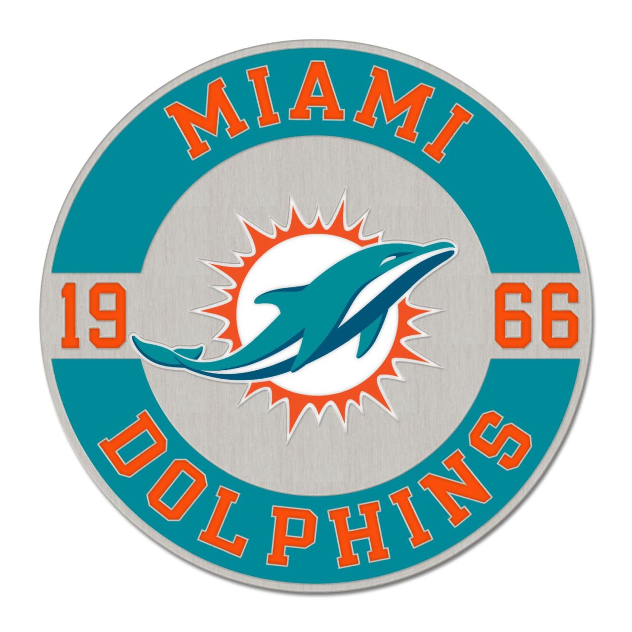 NFL Universal Schmuck Caps PIN Miami Dolphins Established von WinCraft