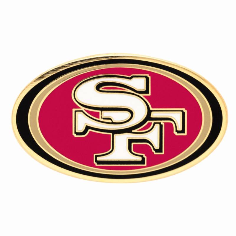 NFL Universal Schmuck Caps PIN San Francisco 49ers LOGO von WinCraft
