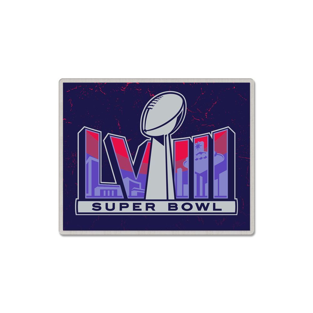 NFL Universal Schmuck Caps PIN Super Bowl LVIII von WinCraft