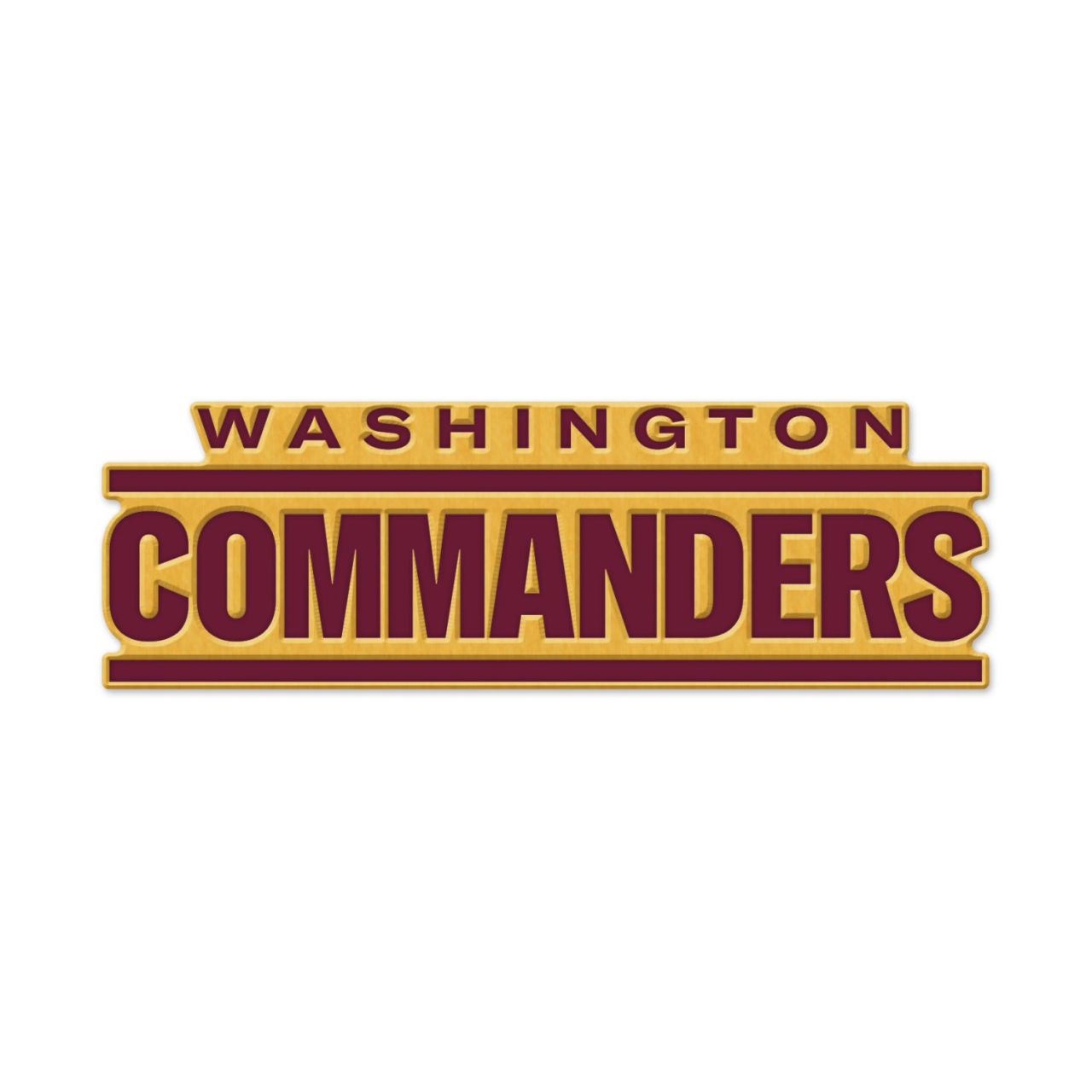 NFL Universal Schmuck Caps PIN Washington Commanders BOLD von WinCraft