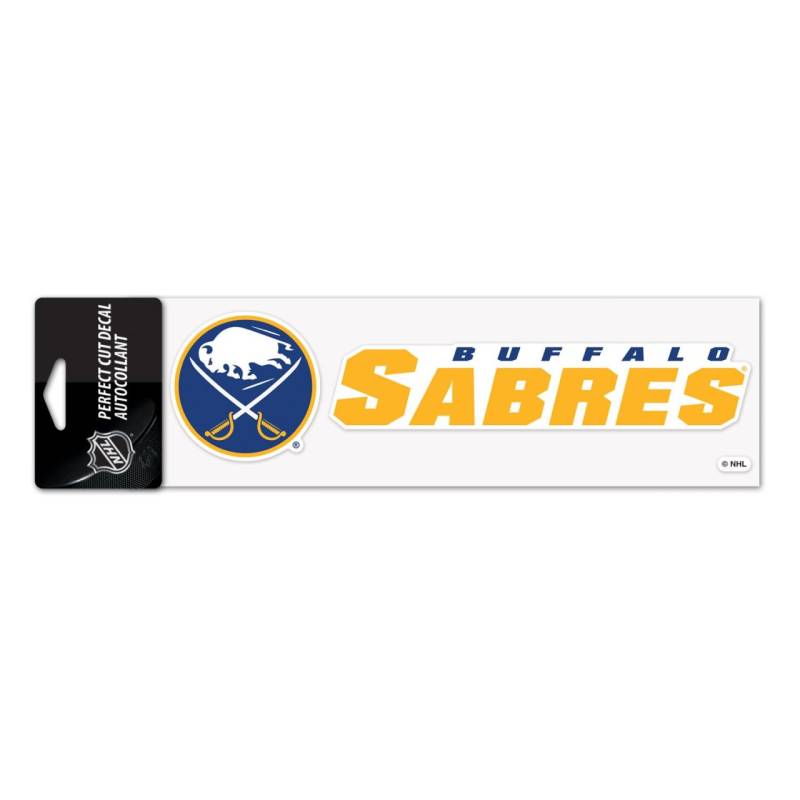 NHL Perfect Cut Aufkleber 8x25cm Buffalo Sabres von WinCraft