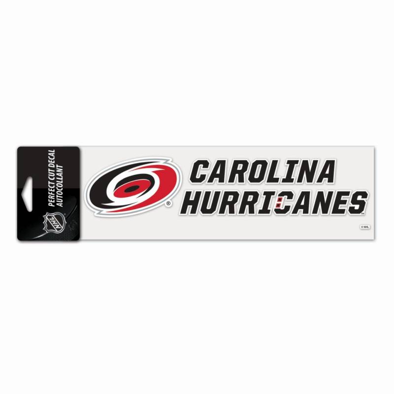 NHL Perfect Cut Aufkleber 8x25cm Carolina Hurricanes von WinCraft