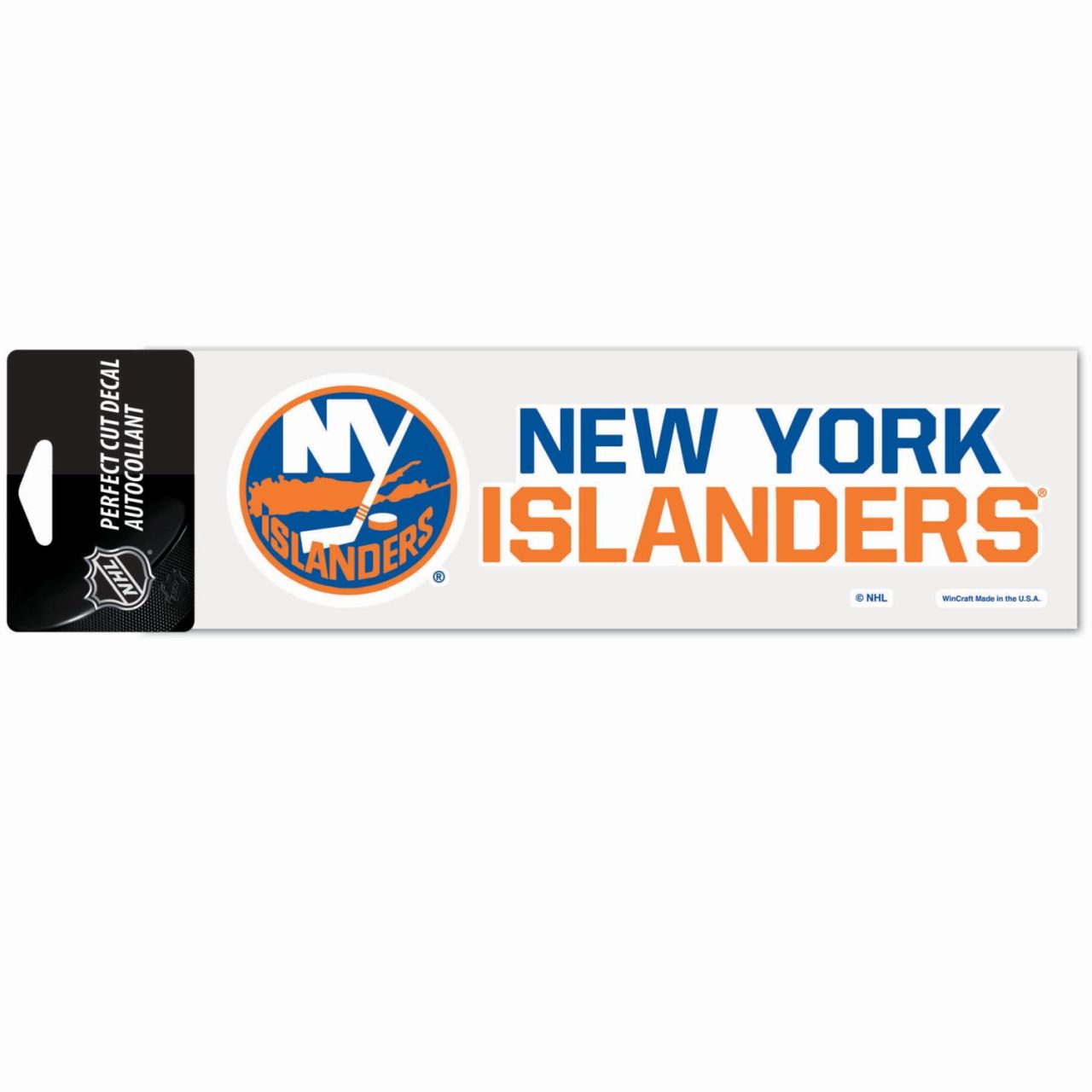 NHL Perfect Cut Aufkleber 8x25cm New York Islanders von WinCraft