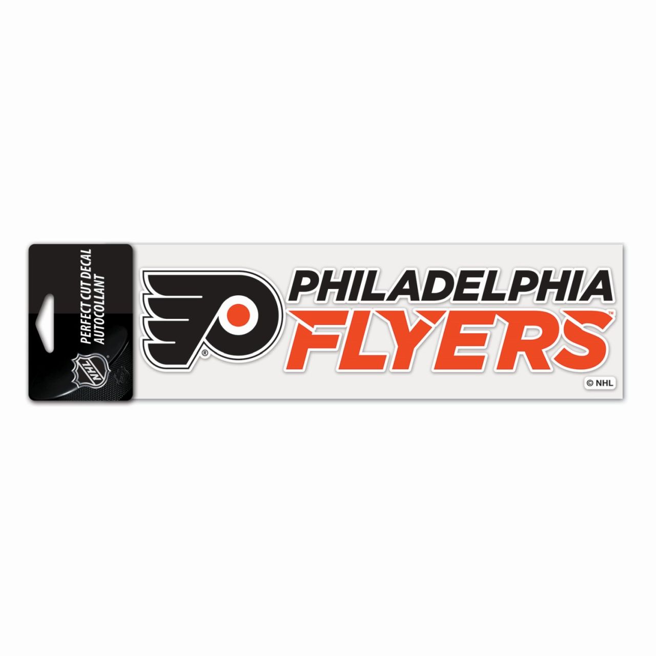 NHL Perfect Cut Aufkleber 8x25cm Philadelphia Flyers von WinCraft
