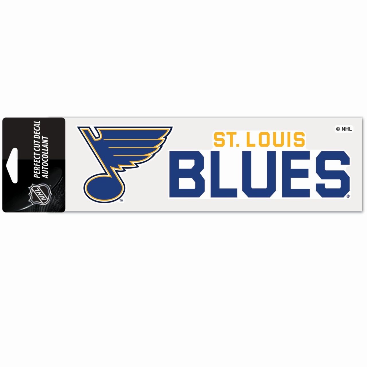 NHL Perfect Cut Aufkleber 8x25cm St. Louis Blues von WinCraft