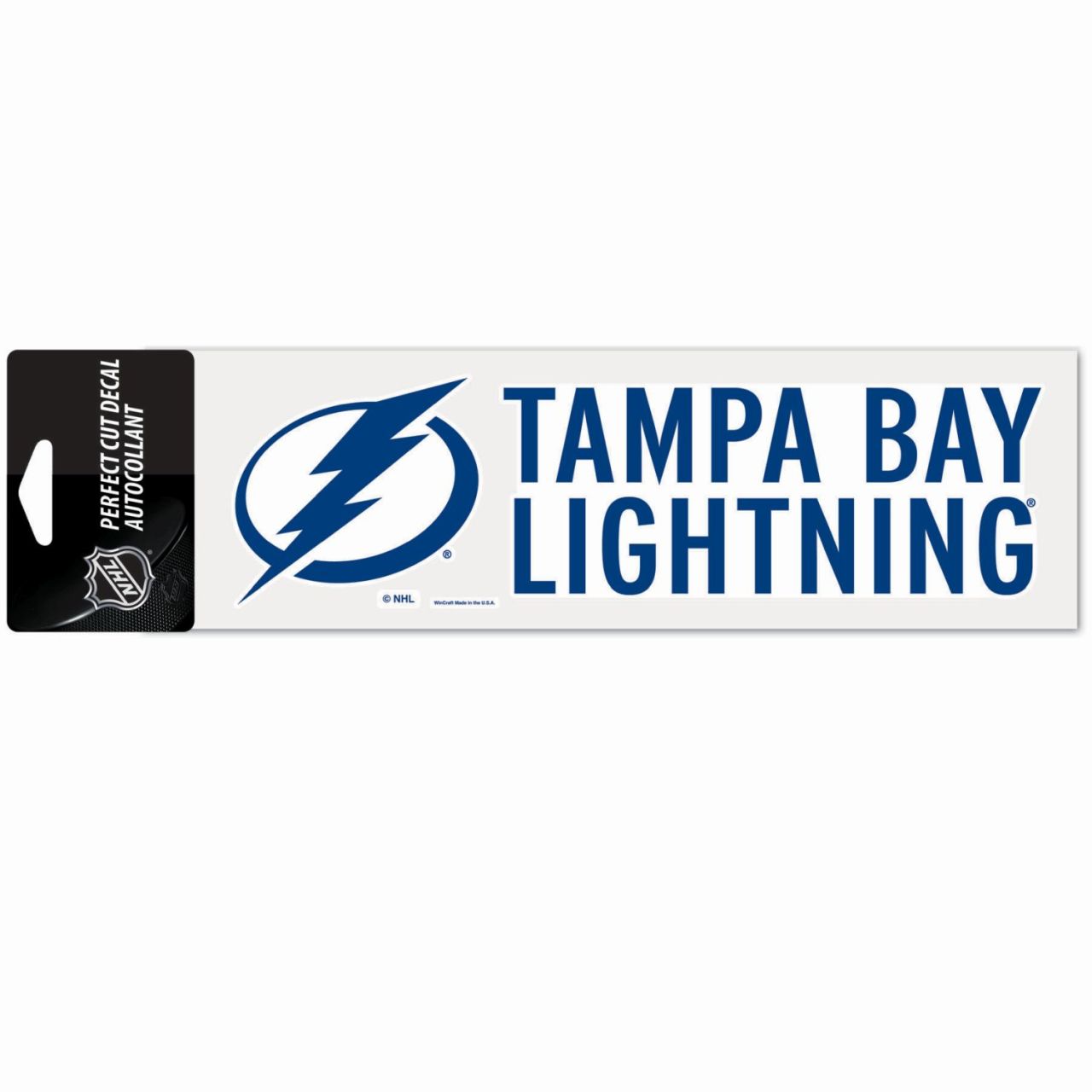 NHL Perfect Cut Aufkleber 8x25cm Tampa Bay Lightning von WinCraft