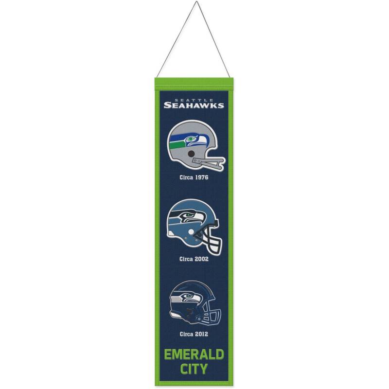 Seattle Seahawks EVOLUTION NFL Wool Banner 80x20cm von WinCraft