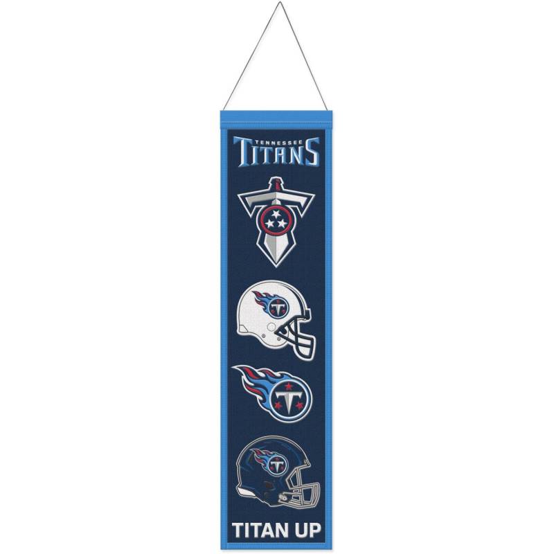 Tennessee Titans EVOLUTION NFL Wool Banner 80x20cm von WinCraft