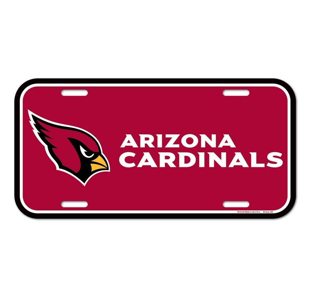 WinCraft Schmuckset NFL Kennzeichenschild Arizona Cardinals von WinCraft