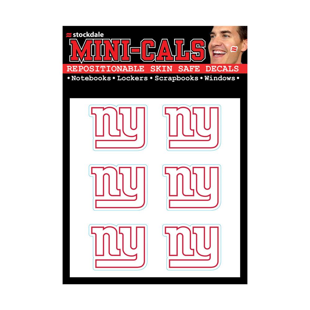 Wincraft 6er Gesicht Aufkleber 3cm - NFL New York Giants von WinCraft