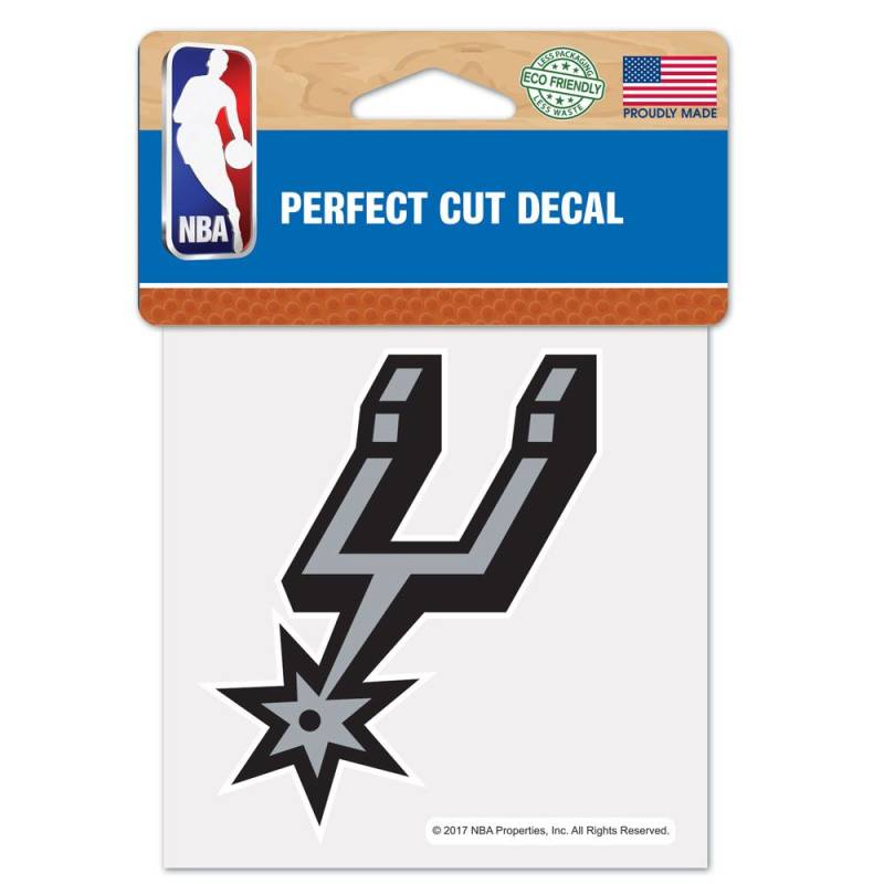 Wincraft Aufkleber 10x10cm - NBA San Antonio Spurs von WinCraft