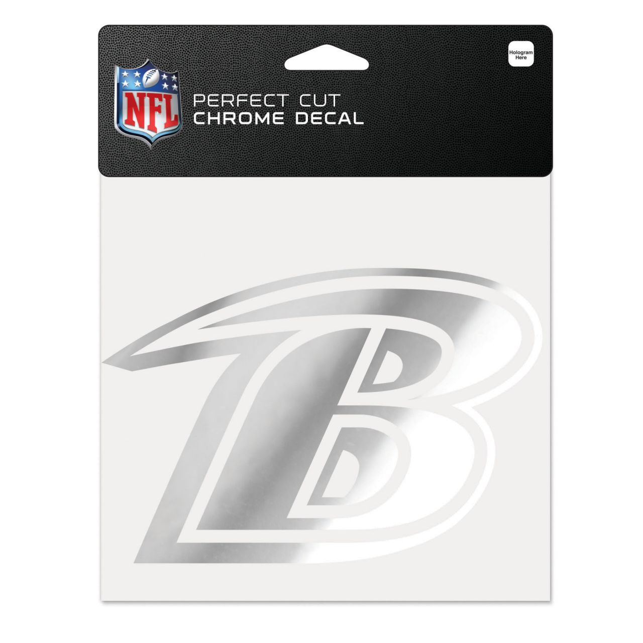 Wincraft Aufkleber 15x15cm - NFL CHROME Baltimore Ravens von WinCraft