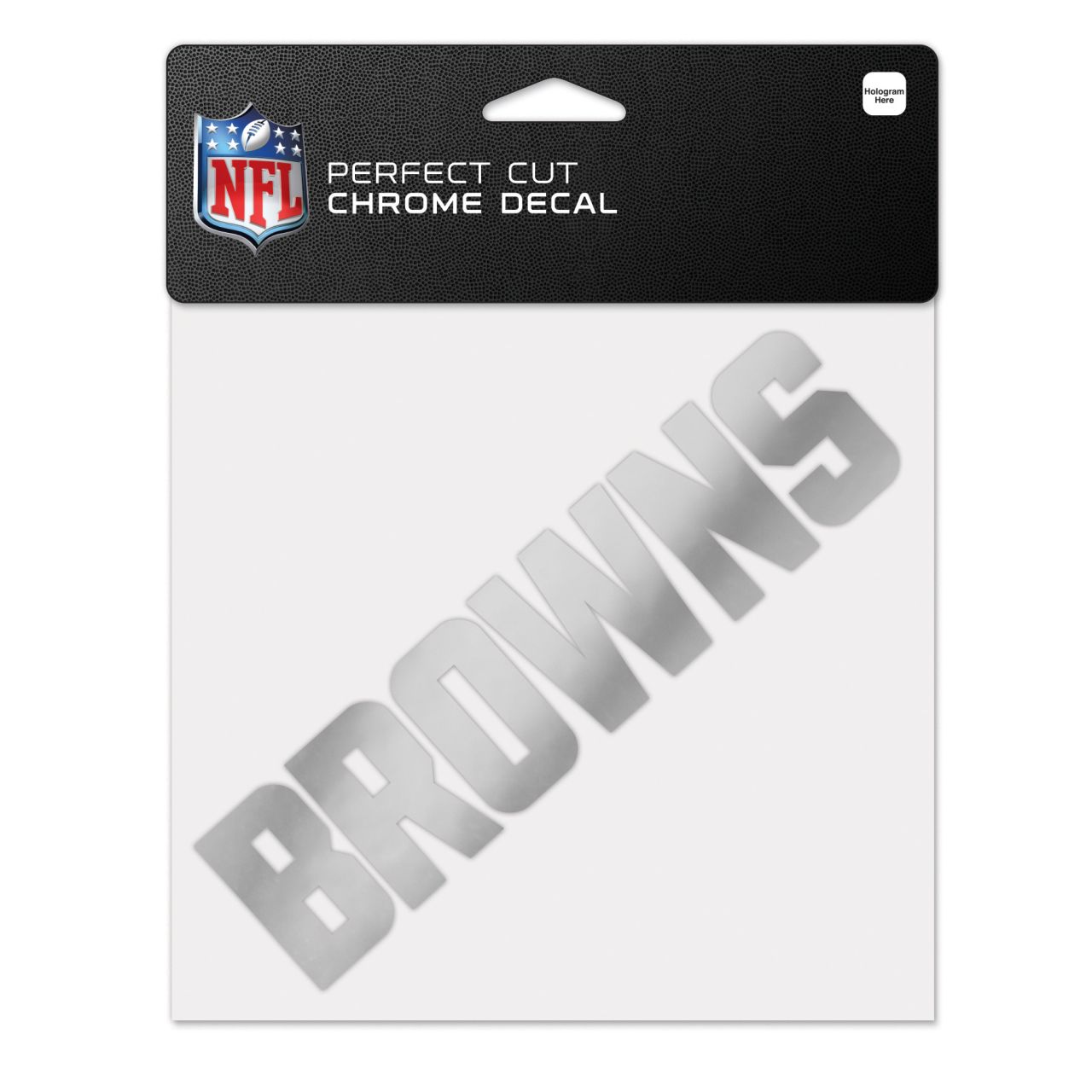 Wincraft Aufkleber 15x15cm - NFL CHROME Cleveland Browns von WinCraft