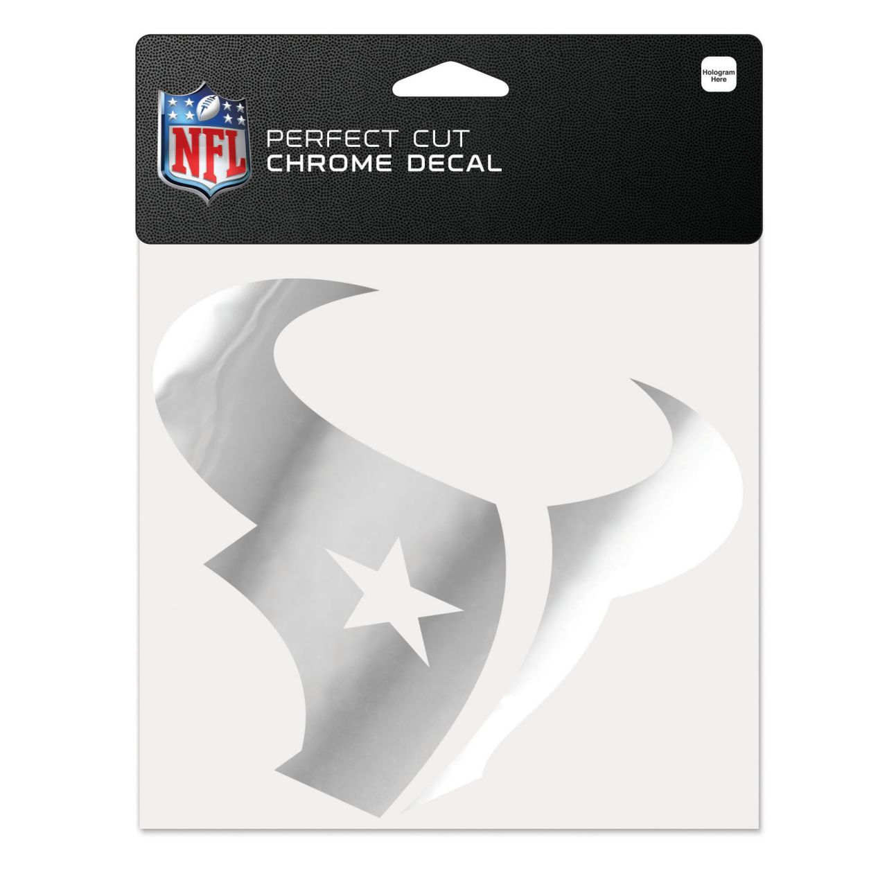 Wincraft Aufkleber 15x15cm - NFL CHROME Houston Texans von WinCraft