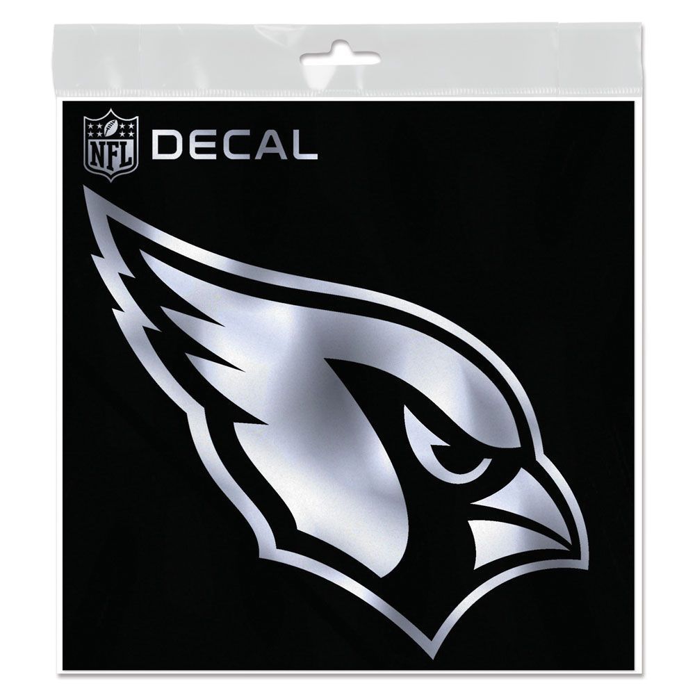 Wincraft Aufkleber 15x15cm - NFL METALLIC Arizona Cardinals von WinCraft