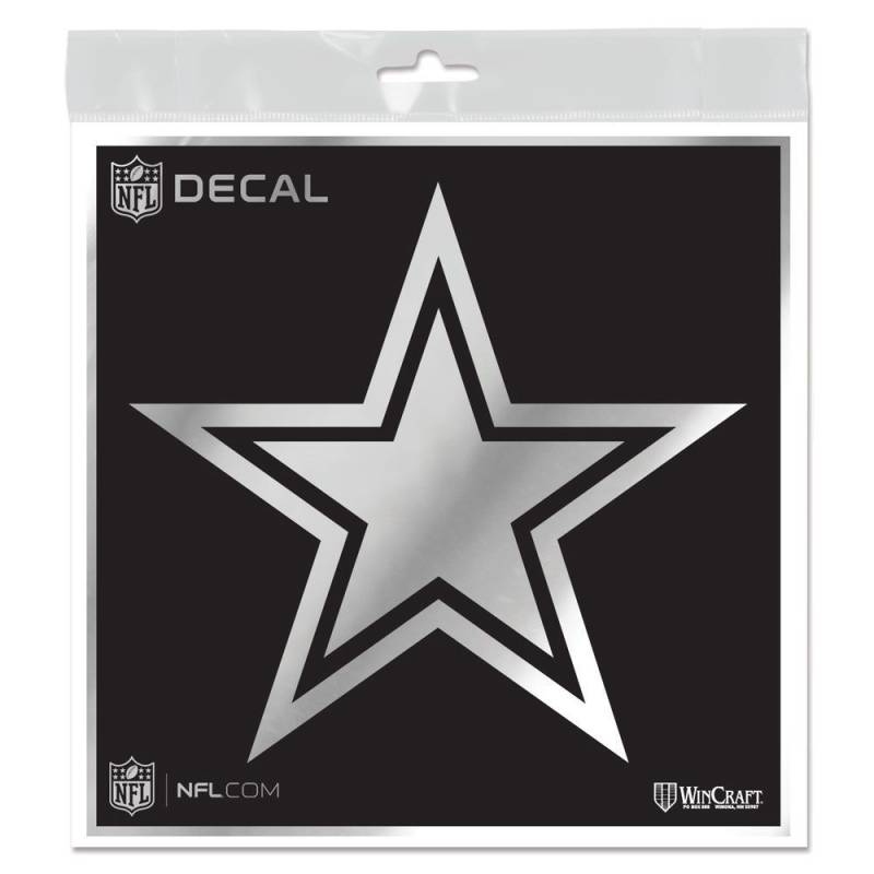 Wincraft Aufkleber 15x15cm - NFL METALLIC Dallas Cowboys von WinCraft