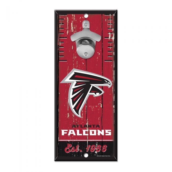 Wincraft Holzschild mit Flaschenöffner - Atlanta Falcons von WinCraft
