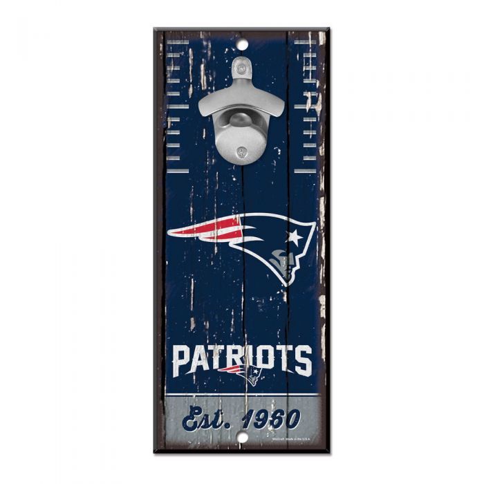 Wincraft Holzschild mit Flaschenöffner New England Patriots von WinCraft