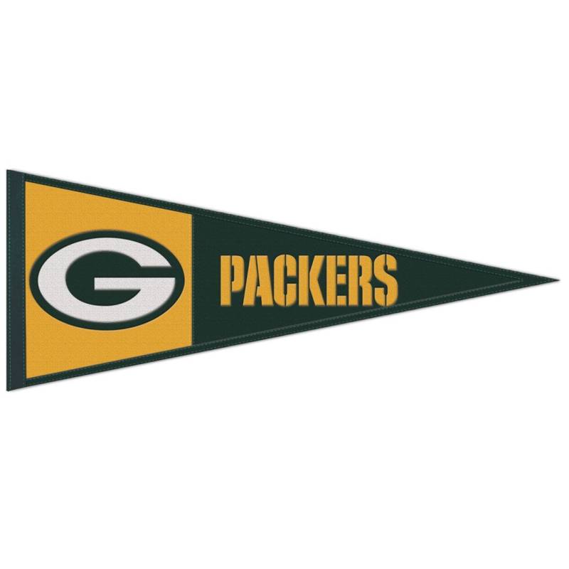 Wincraft NFL Wool Wimpel 80x33cm Green Bay Packers von WinCraft