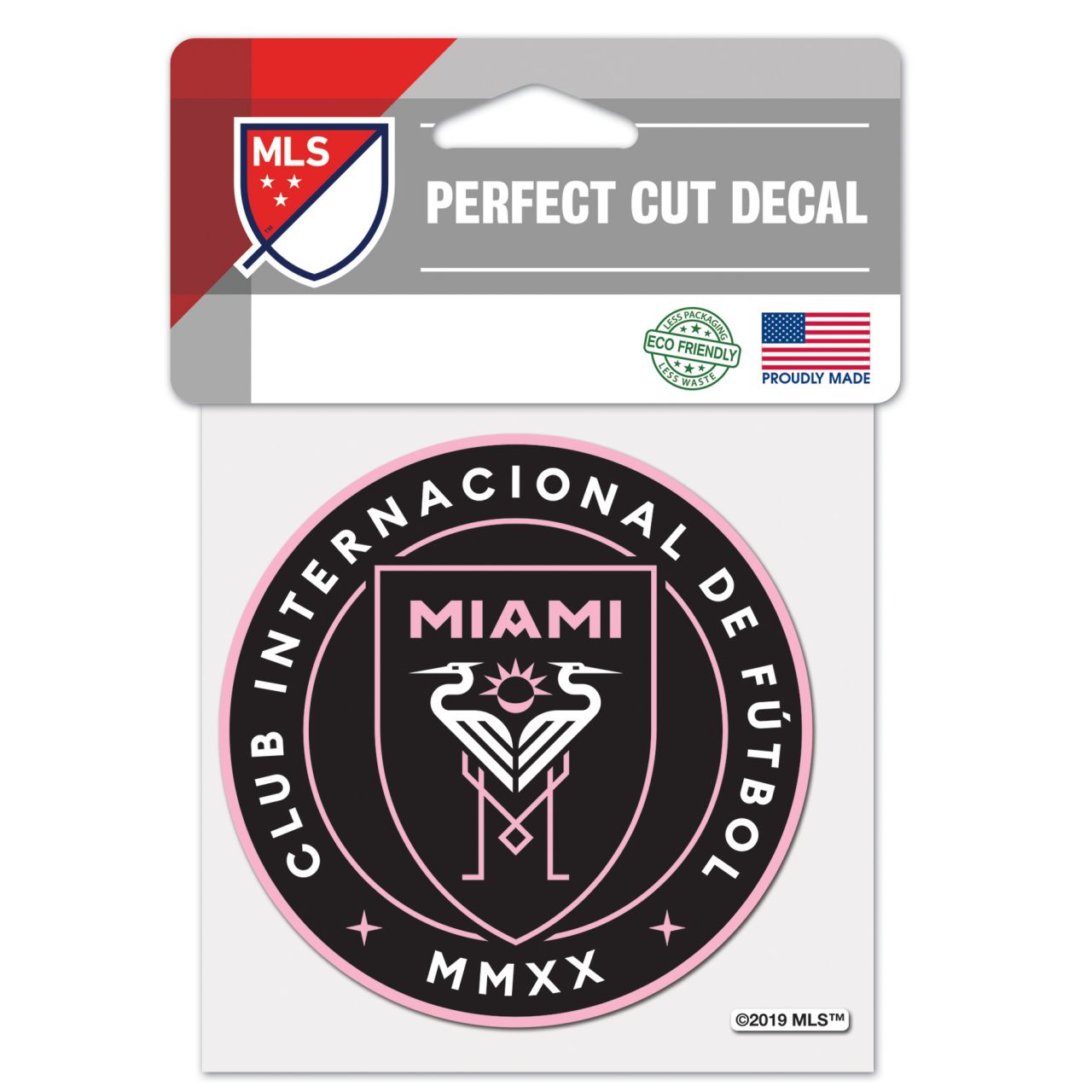 Wincraft Perfect Cut Aufkleber 10x10cm - MLS Inter Miami von WinCraft