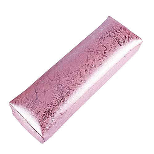 PU-Leder-Nagelkunst-Armlehnenkissen, Nagelkunst-Handkissen, Handgelenkstütze, Handhalter, Nagelkissen, Maniküre-Kissen, Maniküre-Salon-Werkzeug(Rosa) von Wincal