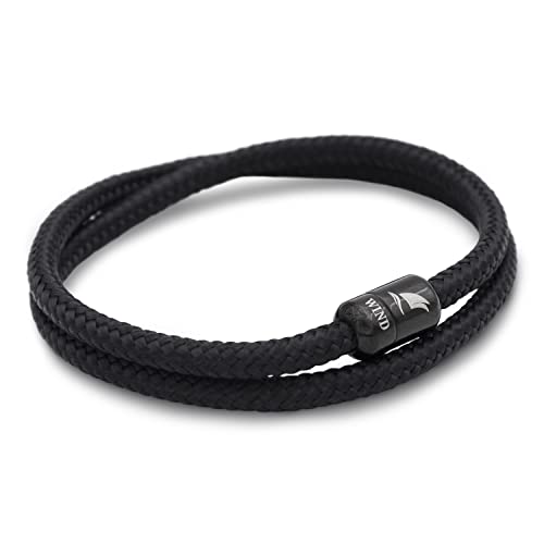 Wind Passion – Paracord Armband aus Seemannsgarn, handgemacht & geflochten | Segeltau Armband Herren, Surfer Armband Frauen | Ideale Partner Geschenke, Herren Geschenke | Segeltau Armband, wasserfest von Wind Passion