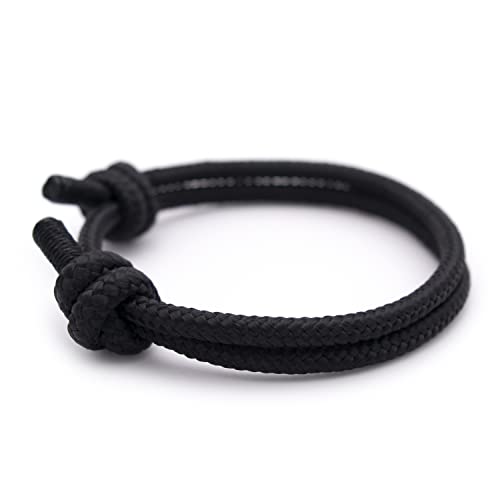 Wind Passion – Surfer Armband aus Segeltau für Männer und Frauen - Verstellbares Paracord Armband für Segler, Surfer und Outdoor-Liebhaber - Wasserdichtes Seemannsgarn Armband von Wind Passion