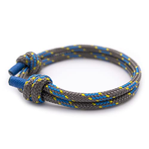 Wind Passion – Surfer Armband aus Segeltau für Männer und Frauen - Verstellbares Paracord Armband für Segler, Surfer und Outdoor-Liebhaber - Wasserdichtes Seemannsgarn Armband Wind Passion – Surfer Armband aus Segeltau für Männer und Frauen - Verstellbares Paracord Armband für Segler, Surfer und Outdoor-Liebhaber - Wasserdichtes Seemannsgarn Armband von Wind Passion