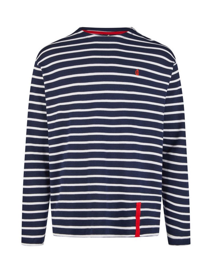Wind sportswear Longsweatshirt Herren Langarm Shirt gestreift (1-tlg) von Wind Sportswear
