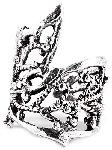 Windalf Bohemia Elfen Ohrklemme JANINA 1.7 cm Elfenschmuck Ohrschmuck Elfenohren Vintage Elben-Blatt-Schmuck Haarschmuck 925 Sterlingsilber von Windalf