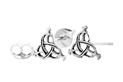 WINDALF Celtic Harmonie Ohrstecker SIANA 7 mm Keltische Dreiheit Ohrschmuck 925 Sterlingsilber von Windalf