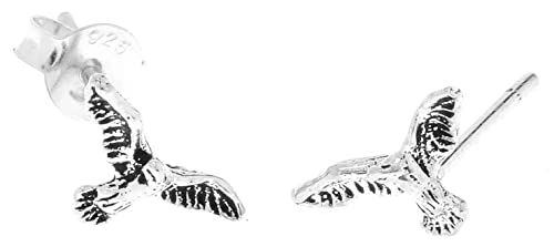 WINDALF Kraft Ohrstecker TALIN 10 mm Power Adler 925 Sterlingsilber von Windalf