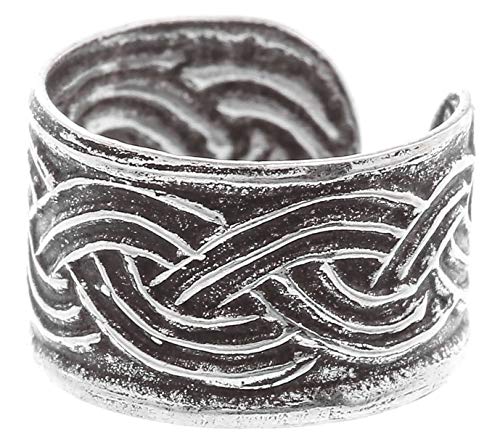 WINDALF Ohrklemme Haarschmuck NUADA 0.7 cm Celtic Ohrschmuck Vintage 925 Sterlingsilber von Windalf