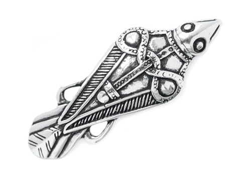 Wikinger Schmuck Anhänger 5 cm Odins Rabe 925 Silber von Windalf